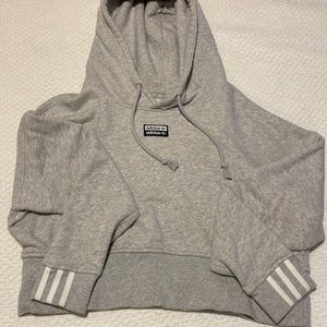 Cropped adidas hoodie